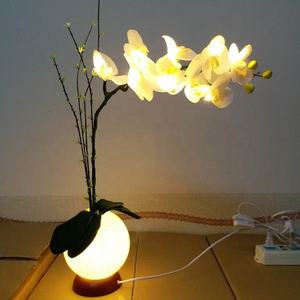 Lámpara Decorativa LED de Plástico con Forma de Flor, Luz Nocturna USB, Tulipán, Rosa, Lámpara de Fibra Óptica, Flor de Fibra Óptica, Creativa - Product Image 1