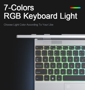 Crelander Notebook 14 Inci Intel Generasi ke-11 DDR4 16GB Dengan Dudukan Tablet PC Kamera HD Laptop 2 in 1 untuk Pelajar dan Pribadi - Product Image 6