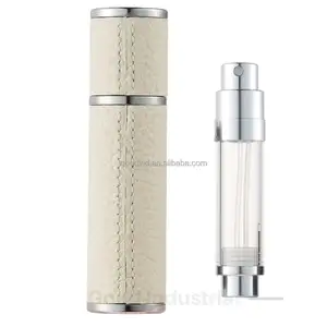 Atomizador de Perfume de aluminio de bolsillo vacío de 5Ml, botella de Spray, Mini atomizador de Perfume, botella recargable
