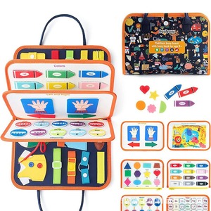 Eco Friendly Felt Busy Board Fine Motor Skills Toys Montessori Sensory Toys for Autistic Children - Product Image 4
