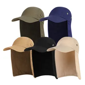 Utdoor Sun Hat UV ar lap cuello sobre AP iishing Hiking unting egion ir Hat