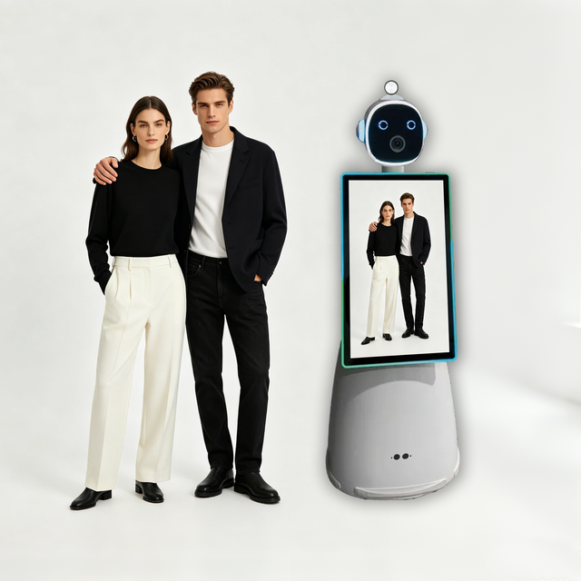 2026 Fashion Popular Photo Booth Robotic Photo Robot Rotating Selfie Robot Photo Booth Ai Robot Photo Booth
