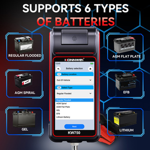 Neuerscheinung Hochwertiger Digitaler Batterietester 12V Batteriekapazitätstester Auto-Batterieanalysator Konnwei kw750 - Product Image 5