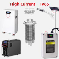 Sakelar Tombol Kuningan Baja Tahan Karat Tahan Air IP65 10A12V Arus Tinggi Kecil 12mm Lampu Self-Locking Power Start