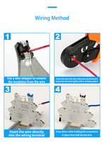 Relais électromagnétique à semi-conducteurs ultra-mince HF41F 24-ZS 24V sur rail DIN 41F-1Z-C2-1 miniature pour usage de protection sur carte de circuit imprimé