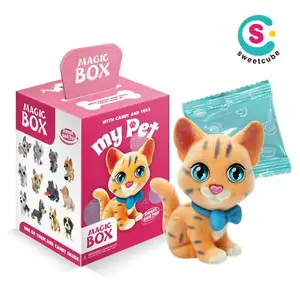 2023 blind box+Hot selling blind box with flocking toys and sweet candy