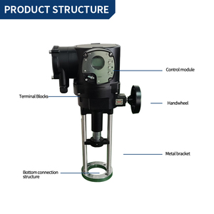 Actionneur électrique linéaire à moteur CC sans balais, régulation de vitesse progressive, course de 30 mm, 60 mm, 100 mm, communication Modbus RTU - Product Image 4