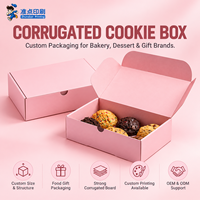 Boîte d'expédition en carton ondulé personnalisée et recyclable pour présentation de desserts et de friandises lors de fêtes (vente en gros)