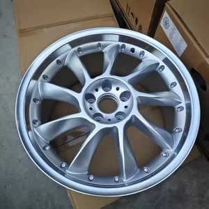 Jantes en alliage GPW haute performance de 19 pouces, décalées, 5-112 avec lèvres usinées argentées de 66,56 mm pour MERCEDES-Benz <span class=keywords><strong>Lorinser</strong></span> - Product Image 5