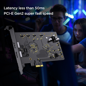 <span class=keywords><strong>Ezcap</strong></span> 323 Live Gamer Ultra RAW PCI-E 4K <span class=keywords><strong>HD</strong></span> <span class=keywords><strong>Capture</strong></span> vidéo Gaming Meeting Live Streaming Box Carte de <span class=keywords><strong>capture</strong></span> vidéo - Product Image 2