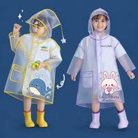 Imperméable Enfant Amélioré Écologique Anti-odeur Protection Intégrale Épais en EVA Motif Dessin Animé Mignon pour Tout-petits et Enfants pour l'École et les Jeux
