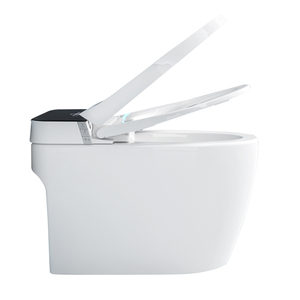 Vente directe usine : Toilette intelligente automatique avec couvercle de siège chauffant, télécommande et drainage en S pour usage domestique en salle de bain - Product Image 1