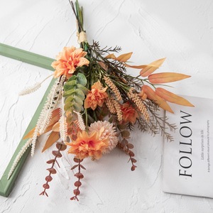 Ramo de Flores Artificiales Meiji, Tela Plástica Tejida, Decoración del Hogar, Accesorios para Bodas CF01236 - Product Image 3