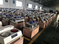 Machine de polissage d'échantillons métallographiques P-2T, polisseuse de table à double disque de 200 mm pour les tests de matériaux en laboratoire