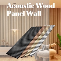 Entrepôt américain, pas de MOQ, panneaux acoustiques en bois ignifuges, livraison rapide, panneaux absorbants le son pour plafond et mur