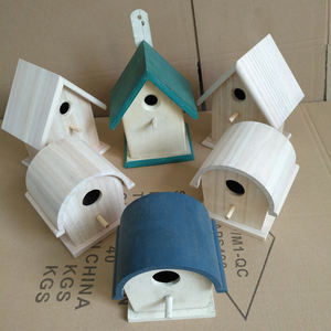 Moderne Creatieve Handgemaakte Dennenhouten Vogelhuis Outdoor Groothandel Model Klein Vogelnest Voor Wilde Vogels Rust Fokken Multiplex Boom - Product Image 5