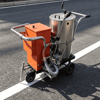 Machine de marquage au sol pour parkings avec camion de peinture routière pour grands parkings