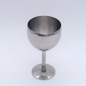 260ML di metallo infrangibile in acciaio inossidabile bicchieri di vino calice - Product Image 2