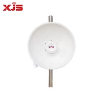 Antena parabólica direccional de alta ganancia (dBi) de punto a multipunto de 4.8-6.5 GHz, 29 dBi, MIMO.