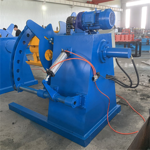 Auto Feed Hydraulic Uncoiler 5-10 Ton <b>Sheet</b> Metal Coil Steel Strip Decoiler Manual for Roll Forming Machine-Used <b>Tile</b> Industries - Product Image 3