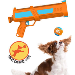 Pistola lanciapalle per cani lanciatrice automatica di palline da Tennis per cani addestramento per animali domestici giocattolo a lunga distanza - Product Image 6