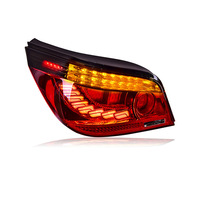 Pour BMW Série 5 E60, ensemble de feux arrière modèle SJC 2003-2010 ; Clignotants séquentiels LED au design écaille de dragon modifiés, douze