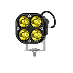 Feux LED 12v pour voiture, éclairage de travail, projecteurs bicolores, feux antibrouillard, phare pour camion, <span class=keywords><strong>moto</strong></span>, voitures, accessoires - Product Image 1