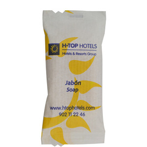 Jabon mini jabón para hoteles 10g Paquete de flujo en bolsita - Product Image 1