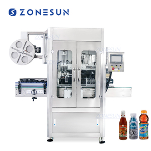 ZONESUN ZS-STB150 <span class=keywords><strong>PVC</strong></span> Stretch Chai Nước Tự Động Máy Dán Nhãn Cho Bình Aerosol - Product Image 1