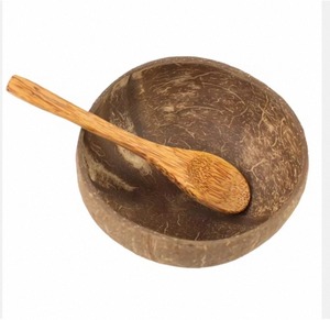 Tazón de Cocina Ecológico, Hecho a Mano, Duradero, Lavable, de Lujo, con Acabado Mate Natural, de Cáscara de Coco, para Servir Ensaladas y Sopas - Product Image 4