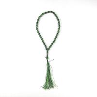 Collier de prière musulman personnalisable en acrylique avec 33 perles de 11 mm, Misbaha en gros pour Dhikr, Ramadan, cadeau de l'Aïd