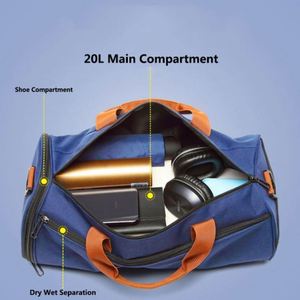 Mochila Deportiva Paxdun para Gimnasio, Multifuncional, Bolsa de Viaje de Fin de Semana con Compartimento para Zapatos - Product Image 3