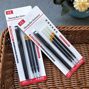 Stylo neutre avec recharge fine de 0,5 mm, 3 recharges par stylo, disponible en magasin d'alimentation. - Product Image 5