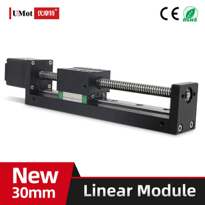 Actuador Lineal de Tornillo de Paso UMOT LMD17S19WF25-200 CNC <span class=keywords><strong>Nema</strong></span> <span class=keywords><strong>17</strong></span>, 2.5A, Carrera de 250mm, 0.52nm (72.8oz.In), Paso de 1-<span class=keywords><strong>20mm</strong></span>, con Sensor - Product Image 4