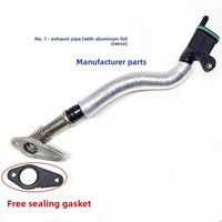 XWD Pipa Penghubung Katup Gas Buang Pemisah Oli-Air EA888 Audi A4L A5 Q5 A6L Baru 06H103213H