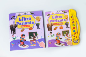 Libro Electrónico Interactivo Bilingüe Español-Inglés de Plástico con Sonido Táctil <span class=keywords><strong>para</strong></span> Niños de 3 a 6 Años, <span class=keywords><strong>Vocabulario</strong></span> Preescolar - Product Image 3