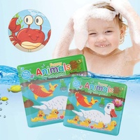Großhandel Custom Magic Printing Weiche wasserdichte Baby PEVA Schwamm Schaum Baby pädagogische Bad Bücher für Kinder