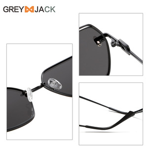 Gafas de Sol Greyjack para Mujer, Montura de Acero Inoxidable, Lentes TAC Polarizadas con Protección UV400 Tipo 3, Diseño Moderno - Product Image 3