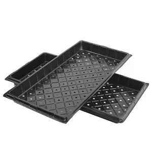 Factory Microgreen Trays Extra Strength Shallow Seed Starting 1020 Plant Germination Tray With Holes For Microgreens Wheatgrass