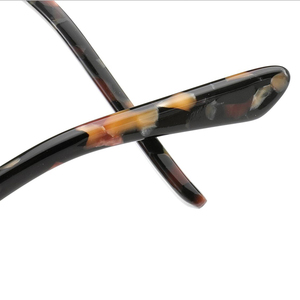 Lunettes de soleil de luxe de marque de créateur, forme carrée écaille de tortue noire, en acétate de haute qualité, légères, monture intégrale, protection UV400, unisexe - Product Image 4