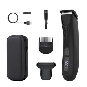 Recortadora Corporal OEM/ODM IPX7 con Bolsa de EVA, Afeitadora Eléctrica de Doble Lámina para Barba, Recortadora de Vello Corporal para Hombre con Kit de Aseo Ligero - Product Image 3