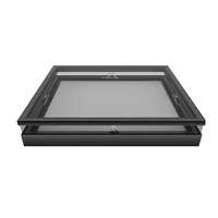 Puits de lumière moderne électrique automatique pour villas avec puits d'éclairage Puits de lumière à fibre LED Puits de lumière avec escalier Toiture en verre