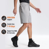 Shorts de randonnée personnalisés en nylon 150g à séchage rapide, cargo technique léger à marque privée, OEM transfrontalier prêt à l'emploi