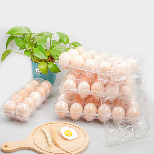Shengyiyuan 10 12 15 18 20 25 30 tế bào rõ ràng dùng một lần vỉ gà trứng bao bì container khay nhựa trứng thùng carton - Product Image 3