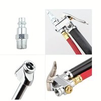 Manomètre et gonfleur de pneus mécaniques pour voitures, SUV, camping-cars - Construction en alliage de zinc et caoutchouc