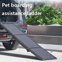 Escalier pliable antidérapant en PP pour animaux de compagnie, grande échelle d'escalade pour chiens