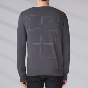 Custom LOGO OEM Men Sweater Manufacturer Jacquard <b>Pattern</b> Pullover Casual V Neck Jumper Winter Men <b>Knitted</b> Sweater - Product Image 6