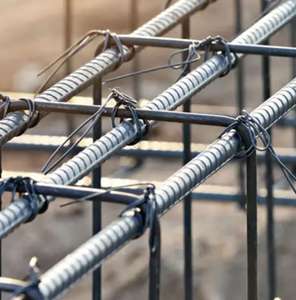 Fil de ligature noir recuit plat de 6 pouces, calibre 16, 1000 pièces, double boucle, pour renforcement de câbles et liens de barres d'armature - Product Image 2