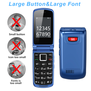 Prix d'usine - Téléphone mobile 4G double <span class=keywords><strong>SIM</strong></span> pour seniors avec SOS, grand écran 2.4+1.77, double écran LCD pour personnes âgées - Product Image 5
