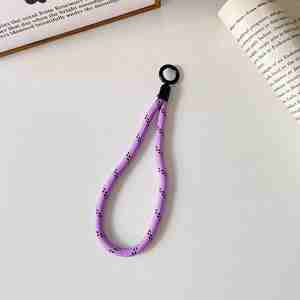 Dragonne courte personnalisée pour téléphone portable avec impression décalée/numérique, en polyester, avec crochet et dragonne de poignet - Product Image 4